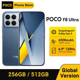 POCO F8 Ultra Global Version Snapdragon 8 Elite Gen 5 6500mAh Battery 50MP OIS Camera 6.9" 120Hz Display 5G NFC Smartphone