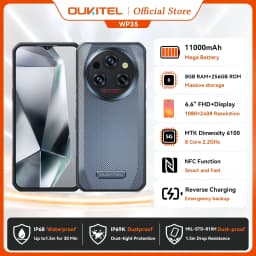 OUKITEL WP35 Rugged Smartphone 5G 11000mAh Big Battery Android Mobile Phone 24GB+256GB 108MP Camera 6.6" FHD+ Display IP68 Wa
