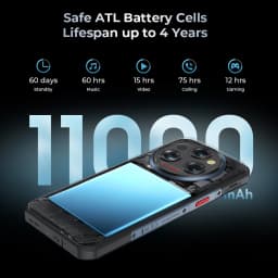 OUKITEL WP35 Rugged Smartphone 5G 11000mAh Big Battery Android Mobile Phone 24GB+256GB 108MP Camera 6.6" FHD+ Display IP68 Wa
