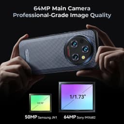 OUKITEL WP35 Rugged Smartphone 5G 11000mAh Big Battery Android Mobile Phone 24GB+256GB 108MP Camera 6.6" FHD+ Display IP68 Wa