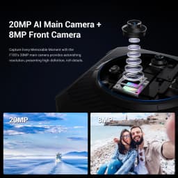 FOSSiBOT F105 Rugged Smartphone 12(4+8)GB+64GB 10300mAh Android 14 OS Mobile Phone 20 MP Camera 6.745" HD+ IPS Phone
