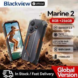 Blackview OSCAL Marine 2 Rugged Smartphone AI, 6.56'' HD+ Display, Unisoc T615,  8GB+128GB, 11000mAh, Android 15 Phone NFC