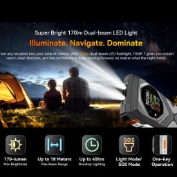 Blackview OSCAL TANK 1 5G Rugged Smartphone,20000mAh/55W, 6,78" FHD+ 120Hz Display, MTK7050,Android Camera,IP68/IP69K/GPS/NFC