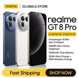 realme GT 8 Pro Smartphone Snapdragon 8 Elite Gen 5 Chipset 7000mAh Battery 200MP Telephoto 6.79" 144Hz 2K AMOLED Display NFC