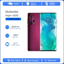 Original Unlocked Motorola Edge+ (2020) XT2061 OneSim 12GB RAM 256GB ROM Octa-core 108MP 6.7'' 5000mAh Android 10 NFC Smartphone