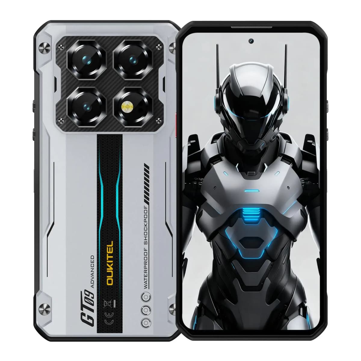 Oukitel WP60 Rugged Phone 8GB+256GB 108MP Camera Night Vision 7.2'' Android 15 Dimensity 7025 10000mAh NFC 5G Smartphone