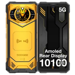 DOOGEE S200 X 5G Rugged Phone 32GB+512GB Smartphone 6.72” FHD+120Hz IPS screen Dimensity 7050 10100mAh battery AI Mobile Phones