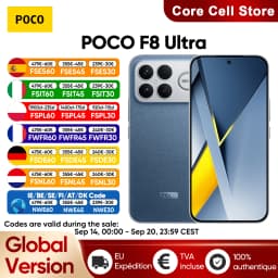 Smartphone POCO F8 Ultra 5G Global Version Snapdragon® 8 Elite Gen 5 6.9' Eye-care AMOLED Display 6500mAh 100W HyperCharge NFC
