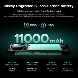 DOOGEE S200 Ultra 5G Rugged Phone 48GB+1TB Dimensity 7400 11000mAh Battery 66W 6.72” FHD+120Hz Breathing Light NFC Smartphone