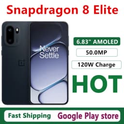 Original Oneplus Ace 6 Mobile Phone Snapdragon 8 Elite OTA 120W Charge 7800mAh Battery Fingerprint 6.83" AMOLED 50.0MP Camera