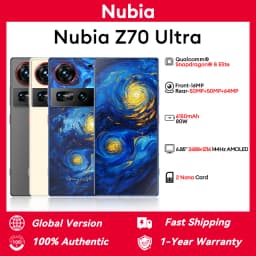 Global Version Nubia Z70 Ultra NX733J Snapdragon 8 Elite 1.5K HD Display 35mm Lens IP69 NFC