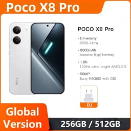 Xiaomi POCO X8 Pro Global Version Smartphone 6.59' 1.5K 120Hz AMOLED Display 50MP Dimensity 8500-Ultra 6500mAh Battery