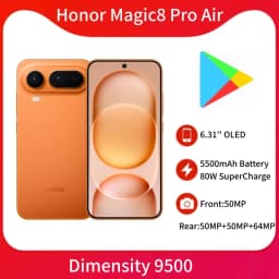 Honor Magic8 Pro Air Mobile Phone 6.31'' OLED 120Hz Screen 5500mAh Battery