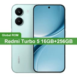 CN Global ROM Redmi Turbo 5 256GB/512GB 6.59" AMOLED Screen Dimensity 8500-Ultra 100W 7560mAh Battery 50MP+20MP Camera