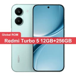 CN Global ROM Redmi Turbo 5 256GB/512GB 6.59" AMOLED Screen Dimensity 8500-Ultra 100W 7560mAh Battery 50MP+20MP Camera