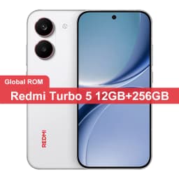 CN Global ROM Redmi Turbo 5 256GB/512GB 6.59" AMOLED Screen Dimensity 8500-Ultra 100W 7560mAh Battery 50MP+20MP Camera