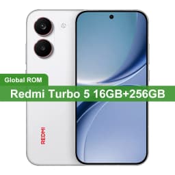 CN Global ROM Redmi Turbo 5 256GB/512GB 6.59" AMOLED Screen Dimensity 8500-Ultra 100W 7560mAh Battery 50MP+20MP Camera