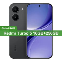 CN Global ROM Redmi Turbo 5 256GB/512GB 6.59" AMOLED Screen Dimensity 8500-Ultra 100W 7560mAh Battery 50MP+20MP Camera