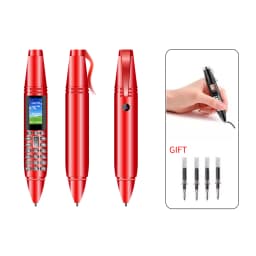 UNIWA AK007 0.96 " Pen Phone with Dual SIM 2G GSM CellPhone BT V3.0 Screen Mobile Phone Dialer Magic Voice MP3 FM Voice Recorder