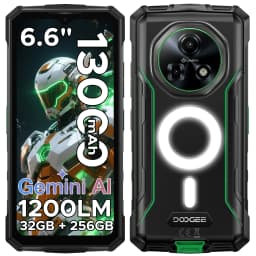 DOOGEE Fire 5 Ultra Rugged Phone 32GB 256GB 13000mAh Battery Helio G81 6.6'' 48MP Camera Camping Light NFC Android 15 Smartphone