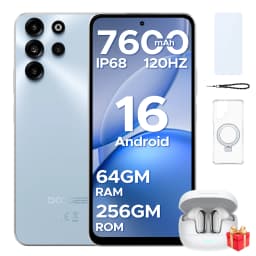 DOOGEE B10 Pro Smartphone 64GB+256GB 6.63” FHD 120Hz Display IP68 Helio G100 7600mAh Battery 64MP Camera Android 16 NFC
