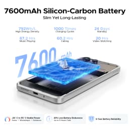 DOOGEE B10 Pro Smartphone 64GB+256GB 6.63” FHD 120Hz Display IP68 Helio G100 7600mAh Battery 64MP Camera Android 16 NFC