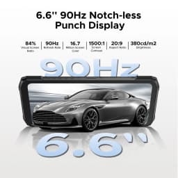 DOOGEE Blade20 Turbo 5G Rugged Phone 32GB+256GB 6.6'' HD+ Dimensity 7050 50MP Camera Gemini Al 10300mAh Battery NFC WiFi6 Android 15 Smartphone