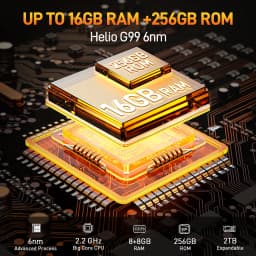 Ulefone Armor 21 Rugged Phone 16GB RAM 256GB ROM Smartphone Android 15 G99 Mobile Phone 64MP 9600mAh 4G Cellular Global Version