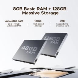 DOOGEE Blade10 Power Rugged Phone 48GB+128GB 6.6” HD+ Display 10300mAh Large Battery 50MP Camera Unisoc T7250 NFC Android 16 Smartphone