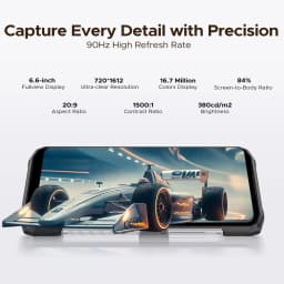 DOOGEE Blade10 Power Rugged Phone 48GB+128GB 6.6” HD+ Display 10300mAh Large Battery 50MP Camera Unisoc T7250 NFC Android 16 Smartphone