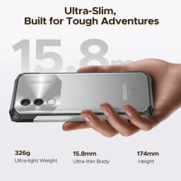 DOOGEE Blade10 Power Rugged Phone 48GB+128GB 6.6” HD+ Display 10300mAh Large Battery 50MP Camera Unisoc T7250 NFC Android 16 Smartphone