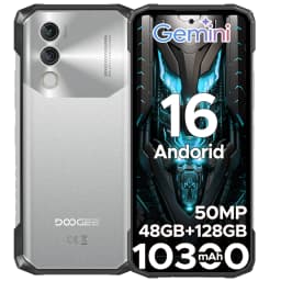 DOOGEE Blade10 Power Rugged Phone 48GB+128GB 6.6” HD+ Display 10300mAh Large Battery 50MP Camera Unisoc T7250 NFC Android 16 Smartphone