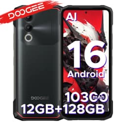 DOOGEE Blade20 X Rugged Phone 10300mAh Battery Gemini Ai 6.6" 90Hz 12GB RAM(3+9) 128GB ROM 16MP AI Main Camera Google Pay NFC Supports Smartphone