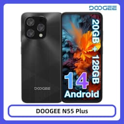 DOOGEE N55 Plus Smartphone 20GB+128GB 6.56" HD+ Screen 5150mAh Battery 13MP+8MP Camera Widevine L1 Cell Phone