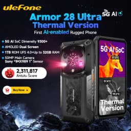 Ulefone Armor 28 Ultra T 5G AI Rugged Smartphone Android 1TB ROM+32GB RAM AMOLED 6.67" Dimensity 9300+