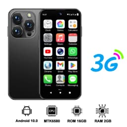 SERVO Mini Android Smartphone 3.88" Display,4G LTE/3G WCDMA,4GB+128GB/2GB+16GB,2000mAh Battery Camera Small Mobile Phone Type-C