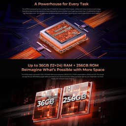 Oukitel WP55 Pro 5G Rugged Phone 16GB+512GB 108MP Camera 11000mAh 33W Android 15 MediaTek Dimensity 7025 NFC 6.6" Smartphone
