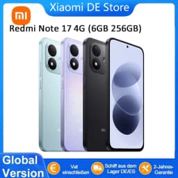 Redmi Note 17 4g 6Gb+256Gb Smartphone 7.0" Amoled Displays 50Mp Wide-Angle Rear Camera Battery 7700Mah Mobile Phone