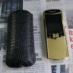 Luxury Slider Business Mobile Phone Metal Body Magice Voice Blacklist Dual Sim Big Button Portable Size Durable Elderly Classic