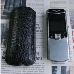 Luxury Slider Business Mobile Phone Metal Body Magice Voice Blacklist Dual Sim Big Button Portable Size Durable Elderly Classic