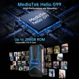 Unihertz Tank Mini Rugged Phone 8GB+256GB Night Vision Version 100MP Camera 5800mAh 4.3'' Android13 Helio G99 Octa 4G Smartphone