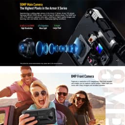 Ulefone Armor X13 Rugged Phone 6GB+64GB 6.52 inch Android 13 Helio G36 Octa Core 6320mAh 4G NFC Smartphone Global Version