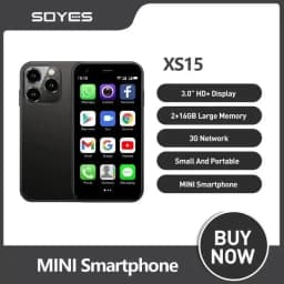 SOYES XS15 Ultra-thin 3.0Inch Small Phone 2GB+16GB Android 8.1 Dual SIM Standby 3G Mini Smartphone 1000mAh Wifi GPS Mobile Phone