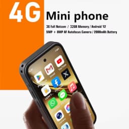 NEW UNIWA Q333 4G 3.97inch HD Mini Smartphone 3GB RAM 64GB ROM 2000mAh Mobile Phones BT5.0 Google Play Store Face ID Small Phone