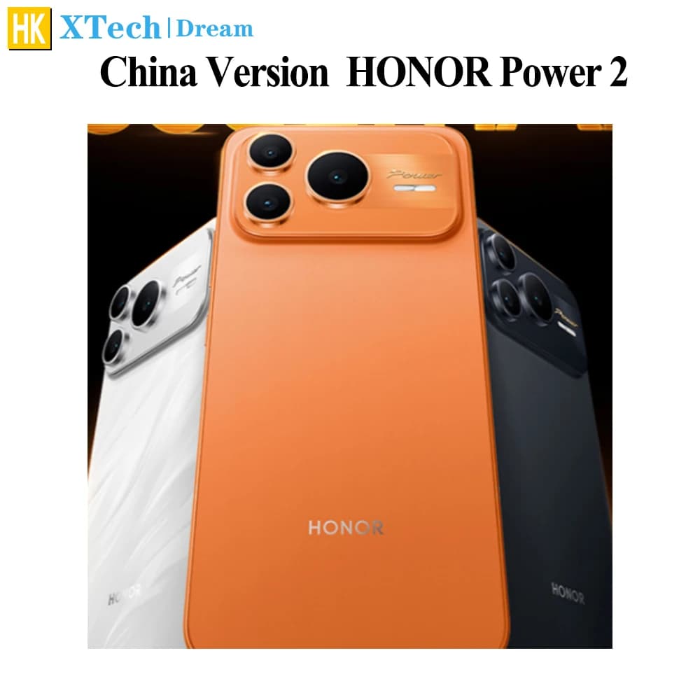 China Version Honor Power 2 Battey 10080mAh 80W Supercharge Dimensity 8500 Elite Rear Camera 50MP OIS 6.79" AMOLED 120HZ