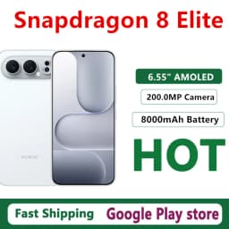 Original Honor 500 Pro Mobile Phone Snapdragon 8 Elite 200.0MP Camera 6.55" AMOLED IP69 OTA 8000mAh Battery Wireless Charge