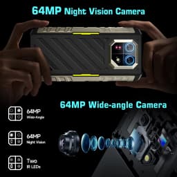Ulefone Armor 22 Android 14,16GB (8+8GB RAM ),128GB/256GB ROM, 6.58" 120Hz ,6600mAh 33W,NFC,64MP Night Camera, Global Version