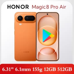 Honor Magic8 Pro AIR 5G Phone Dimensity 9500 CPU 6.31" 120Hz OLED 64MP Camera 80W Charger 5500mAh Google MagicOS10 Magic8ProAir