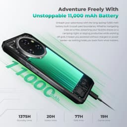 Oukitel WP62 5G Rugged Smartphone 8GB+256GB/12GB+512GB/16GB+512GB 6.6" FHD+ 108MP Camera 11000mAh 33W Dimensity 7025 Android 15