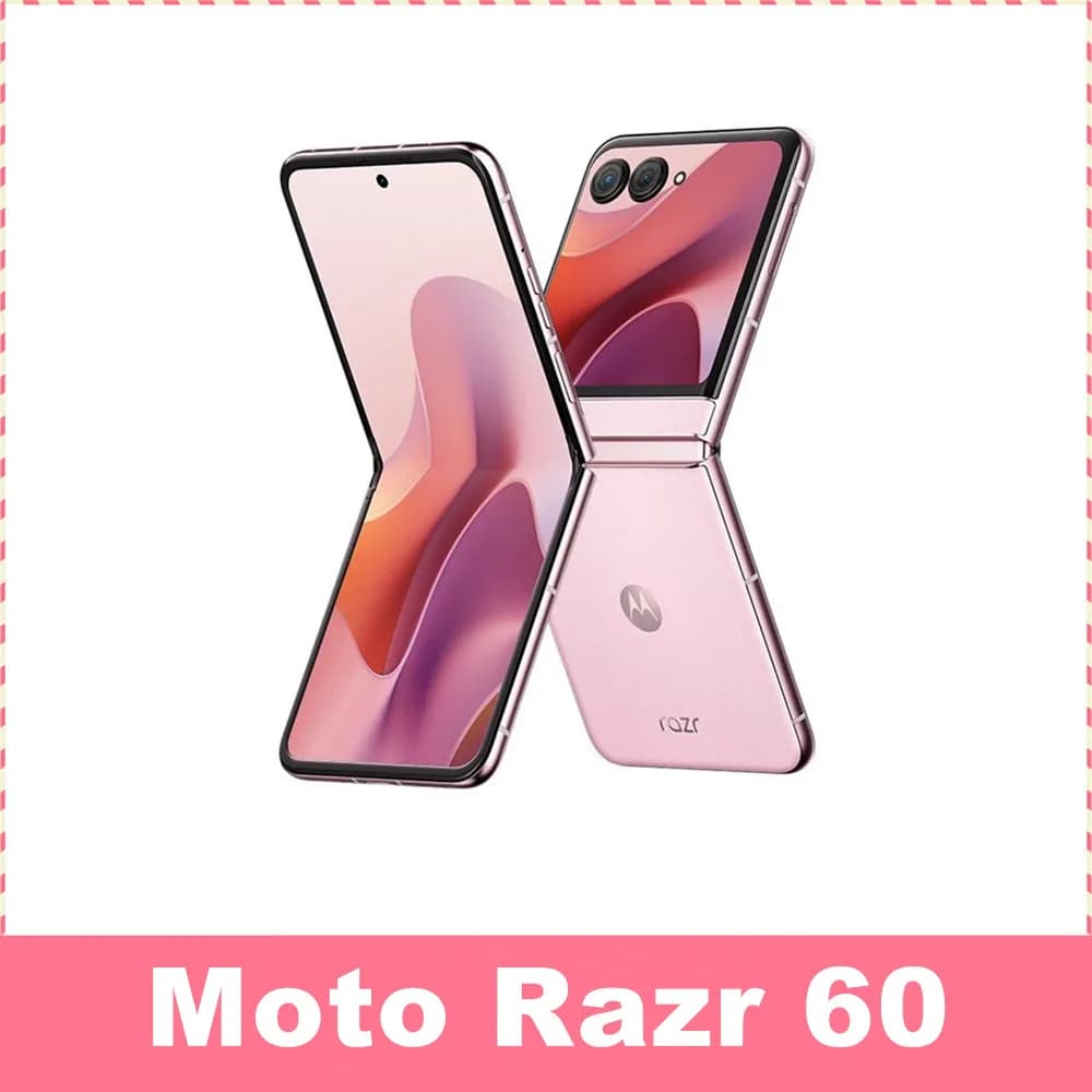Motorola Moto Razr 60 Internal Screen 6.9 Inch 1080 x 2640 POLED External Screen 3.63 Inch 1056 x1066 GG Victus Razr60